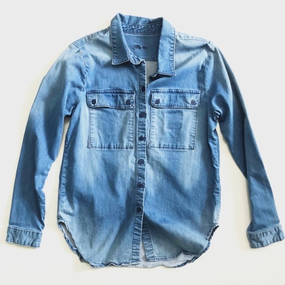 Kut from the Kloth Tops - Kut from the Kloth Womens Denim Jean Shirt Large